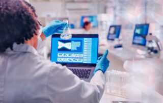 Scientist Testing Results